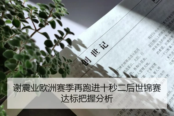 谢震业欧洲赛季再跑进十秒二后世锦赛达标把握分析